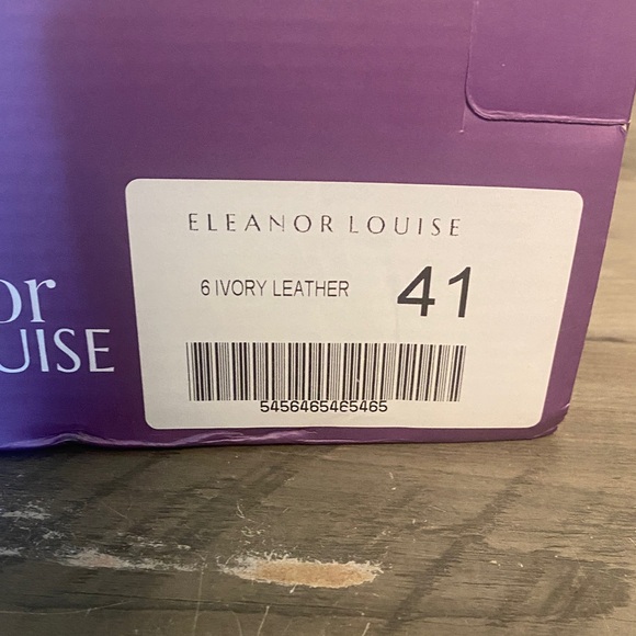 Eleanor Louise Co. Ivory Pearled Heels - Picture 4 of 4
